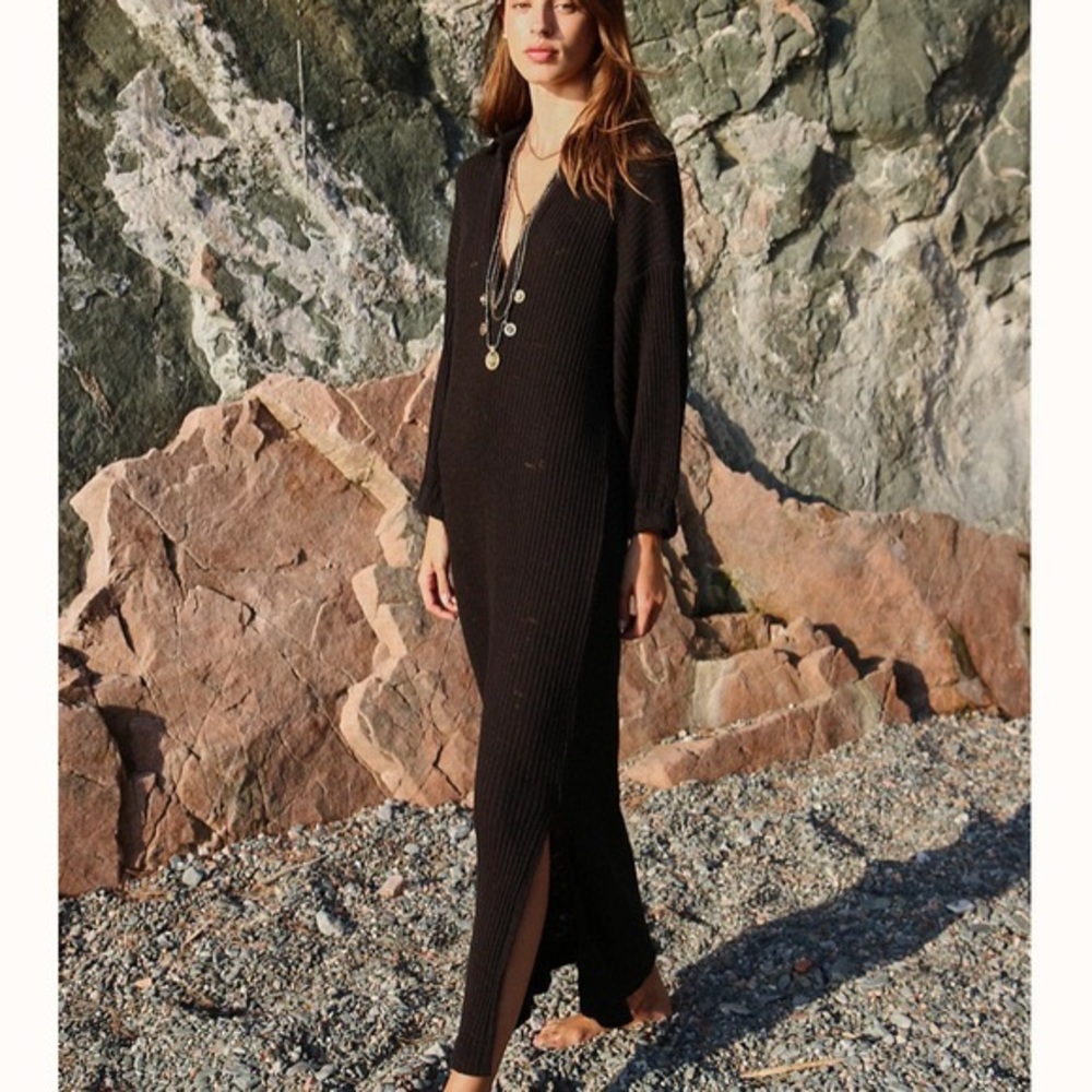 NWT Free People Pacific Sweater Maxi Dress
